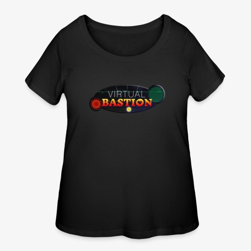 Virtual Bastion: Space Logo - Women's Curvy T-Shirt