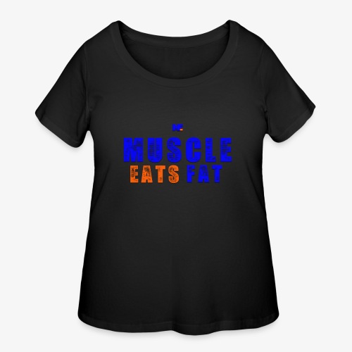 Muscle Eats Fat (NYK Edition) - Women's Curvy T-Shirt