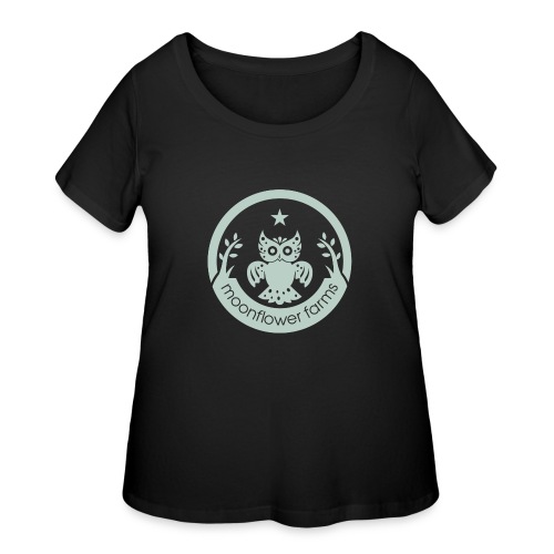 Moonflower Logo - Women's Curvy T-Shirt