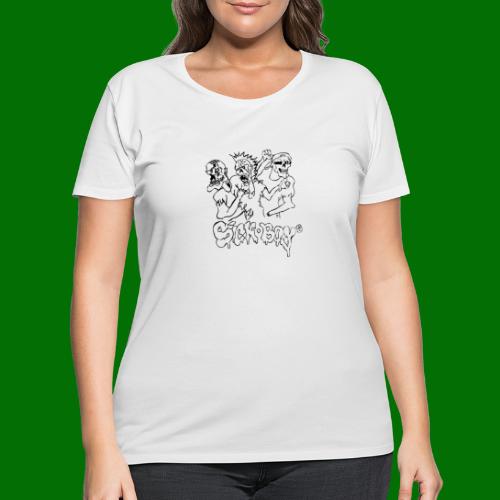 SickBoys Zombie - Women's Curvy T-Shirt