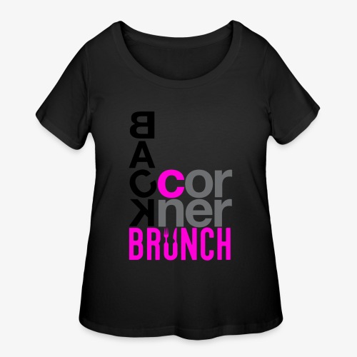 #BackCornerBrunch Summer Drop - Women's Curvy T-Shirt