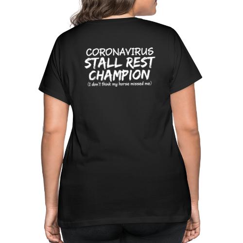 Stall Rest Champion - Women's Curvy T-Shirt