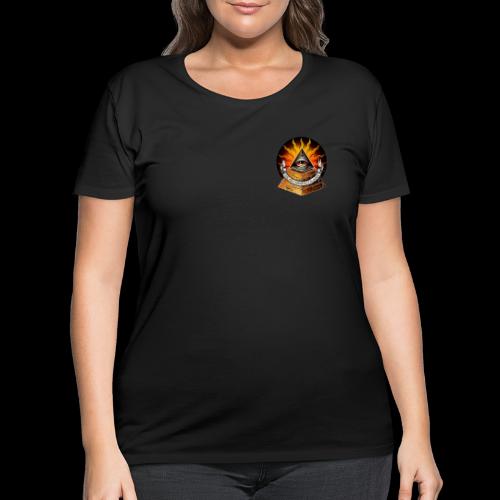 WHAT? THIS? IT'S FREE BY JOINING THE ILLUMINATI! - Women's Curvy T-Shirt