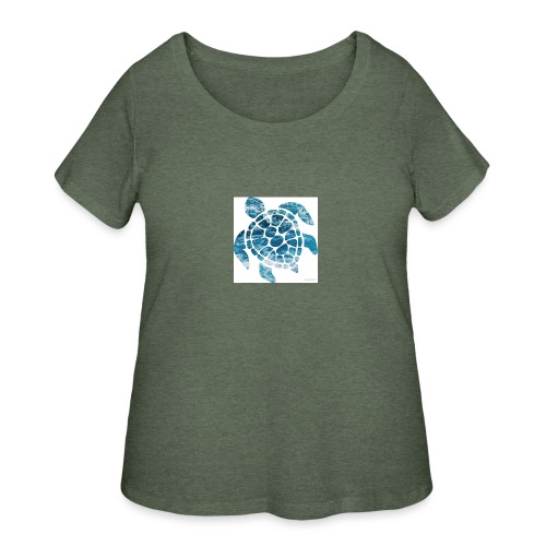 turtle - Women's Curvy T-Shirt