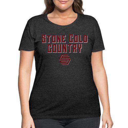 Stone Cold Country Band - Full Logo - Women's Curvy T-Shirt