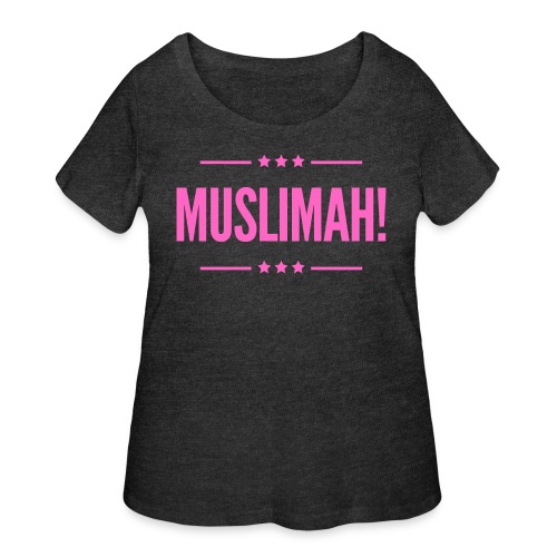 Muslimah! (Pink) - Women's Curvy T-Shirt