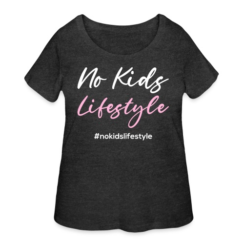 Afrinubi- No Kids Lifestyle - Women's Curvy T-Shirt
