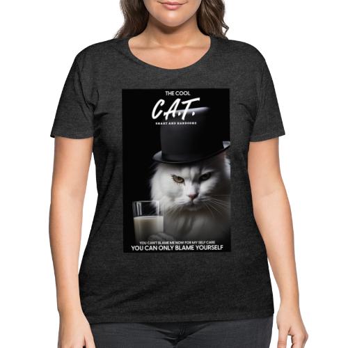 The Cool Cat - Women's Curvy T-Shirt