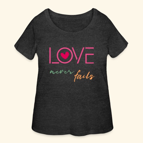 1 01 love - Women's Curvy T-Shirt