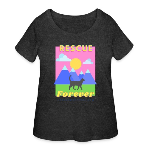 Rescue Forever Mountain Dream - Women's Curvy T-Shirt