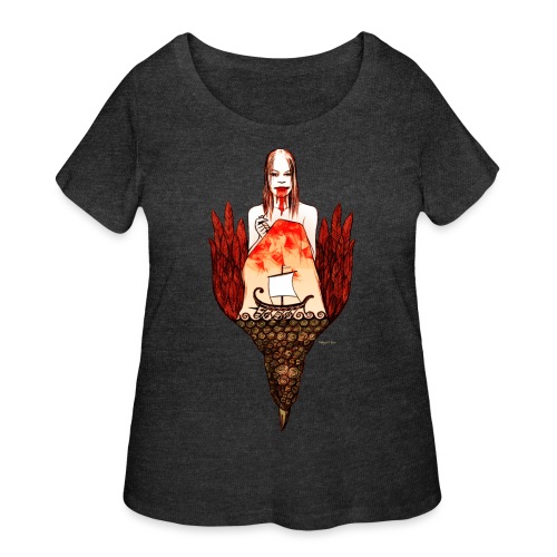 Philomela's message - Women's Curvy T-Shirt