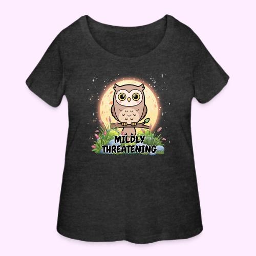 Mildly Threatening - Women's Curvy T-Shirt