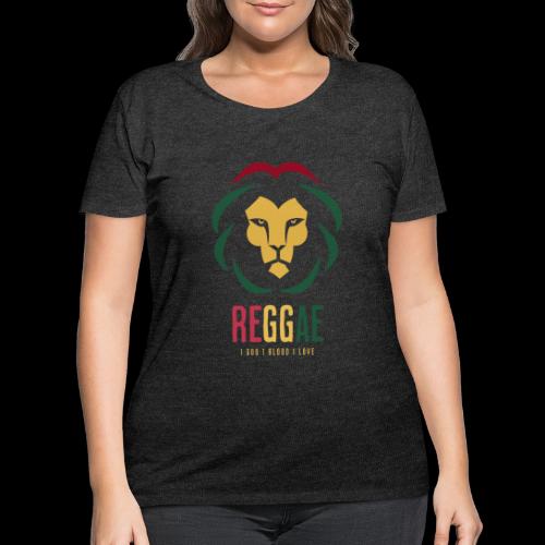 Lion Reggae - Women's Curvy T-Shirt