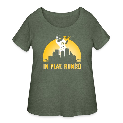 In Play, Run(s) - Women's Curvy T-Shirt
