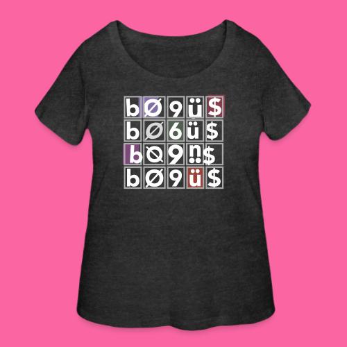 Wonky Bogus 2 - Women's Curvy T-Shirt