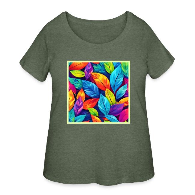 Colorful Foliage Pattern Artwork