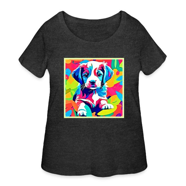 Colorful Puppy Artwork