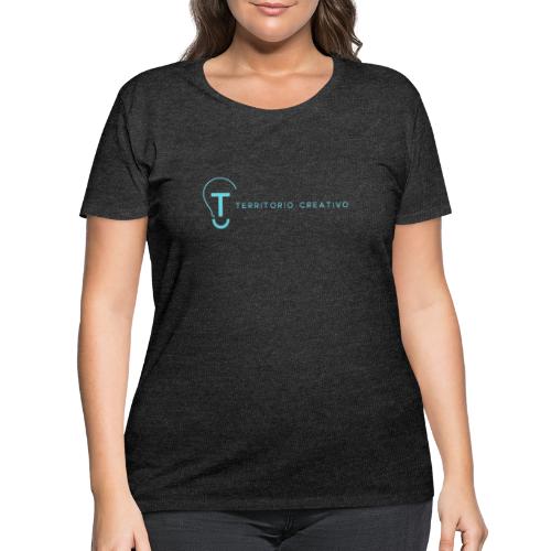 TC logo Blue - Women's Curvy T-Shirt