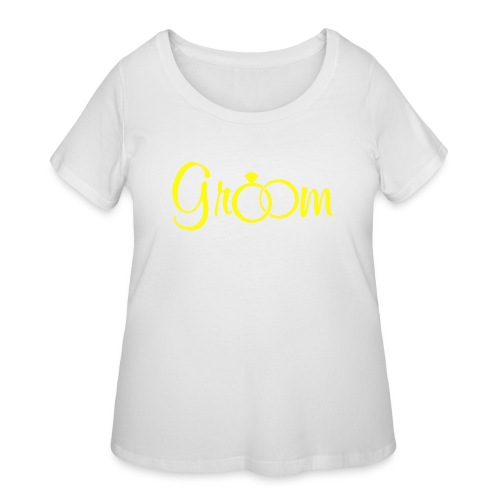 Groom - Weddings - Women's Curvy T-Shirt