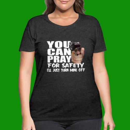 Pray For Safety - Women's Curvy T-Shirt