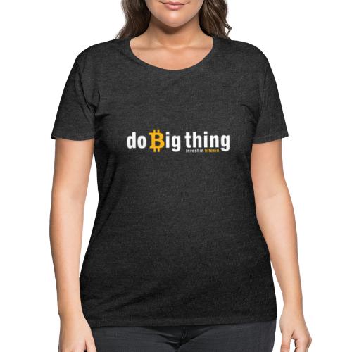 The Most Common Mistakes People Make With BITCOIN - Women's Curvy T-Shirt