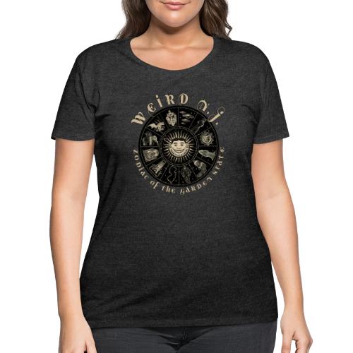 Weird NJ – Zodiac of the Garden State - Women's Curvy T-Shirt