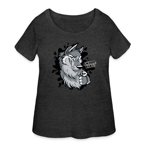 Awooo Baby - Women's Curvy T-Shirt