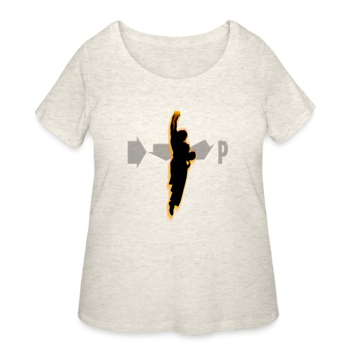Rising Dragon Fist - Women's Curvy T-Shirt