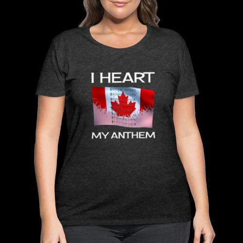 I heart my Anthem - Women's Curvy T-Shirt