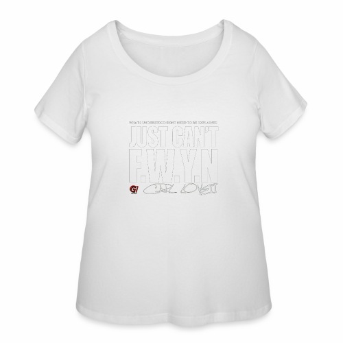 FWYN in White - Women's Curvy T-Shirt