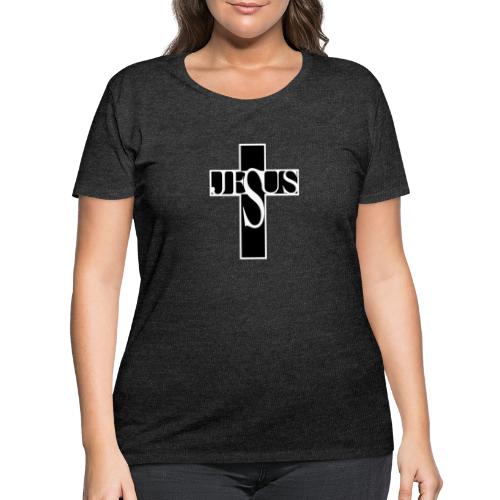 Jesus Cross - Women's Curvy T-Shirt