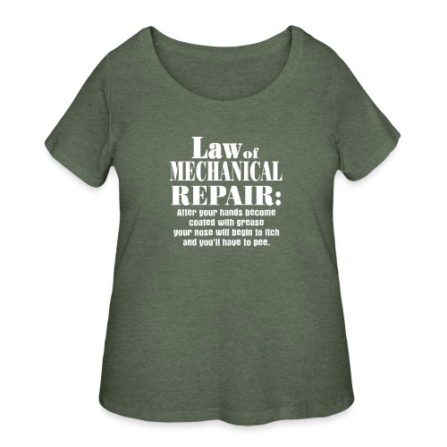 Law of Mechanical Repair - Women's Curvy T-Shirt