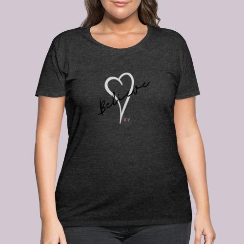 Believe - Women's Curvy T-Shirt