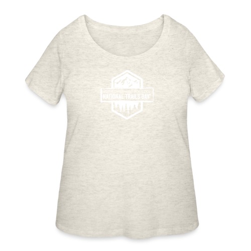 National Trails Day®: Mountain and Forest Hex - Women's Curvy T-Shirt