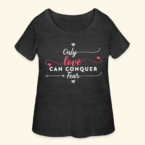 only love - Women's Curvy T-Shirt