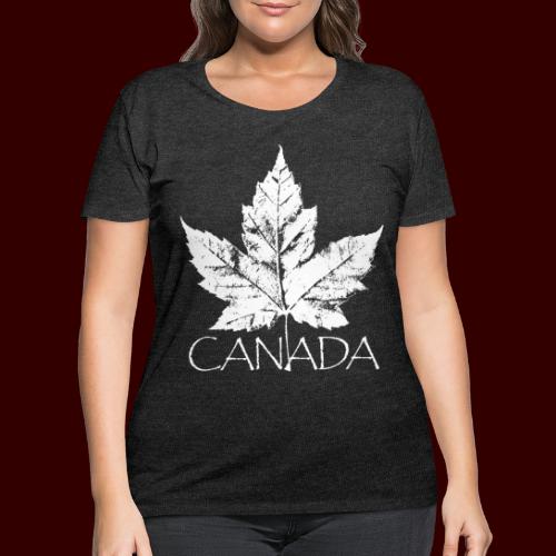 Canada Souvenir Vintage Canada Shirts - Women's Curvy T-Shirt