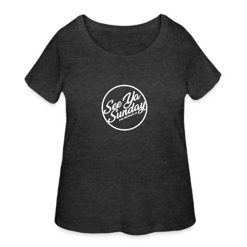 see you white - Women's Curvy T-Shirt