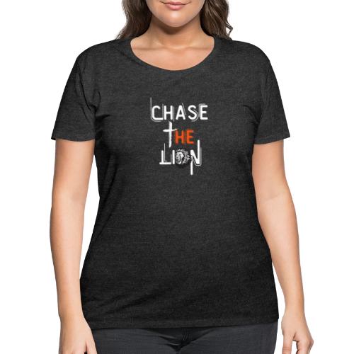 Chase the Lion - Women's Curvy T-Shirt