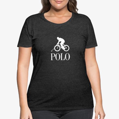 bike polo - Women's Curvy T-Shirt