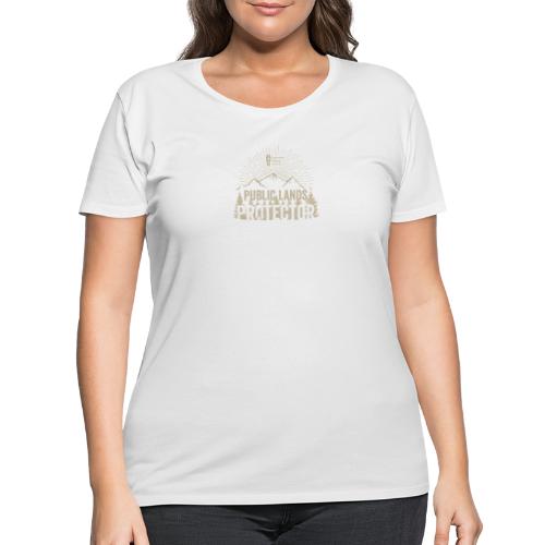 Public Lands Protector - Women's Curvy T-Shirt