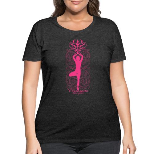 Tree Pose - Women's Curvy T-Shirt