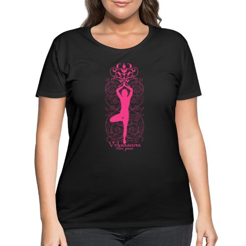 Tree Pose - Women's Curvy T-Shirt