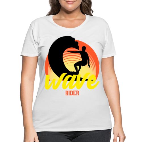 Wave Rider - Women's Curvy T-Shirt