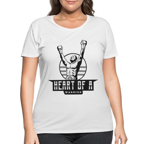 Heart Of A Warrior - Women's Curvy T-Shirt