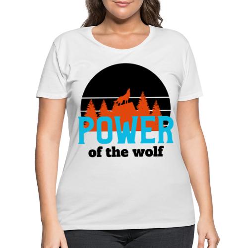 Power Of The Wolf - Women's Curvy T-Shirt