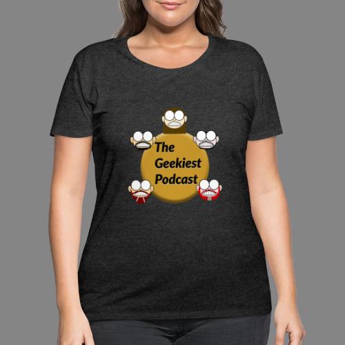 The Geekiest Podcast Logo - Women's Curvy T-Shirt