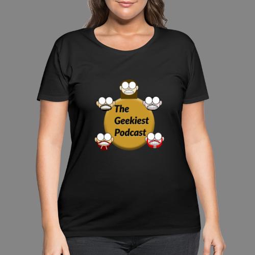 The Geekiest Podcast Logo - Women's Curvy T-Shirt
