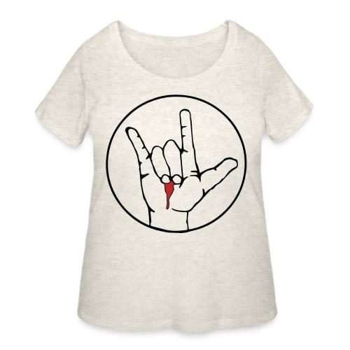 Jesus loves you - Women's Curvy T-Shirt