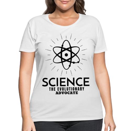 Science The Evolutionary Advocate - Women's Curvy T-Shirt