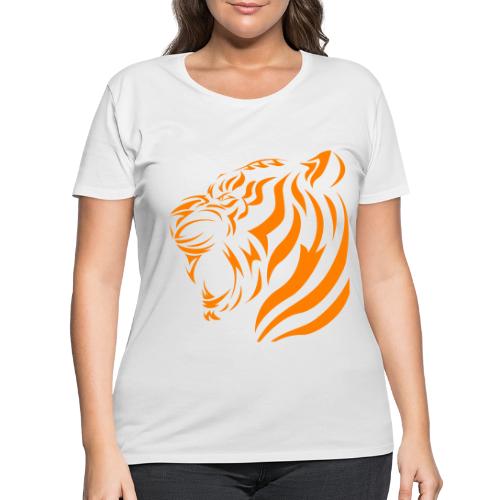 Wild Tiger Souvenirs: Roaring Memories - Women's Curvy T-Shirt